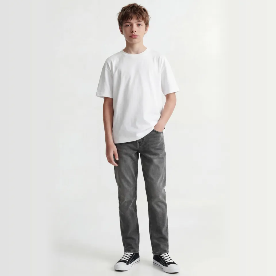 Jack & Jones JUNIOR regular fit jeans JJICLARK grey denim