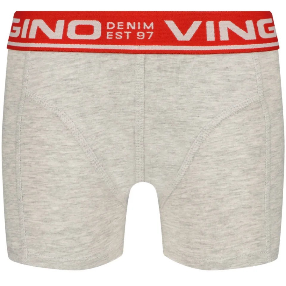 Vingino boxershorts set van 5 meerkleurig zwart / rood / groen, foto 2