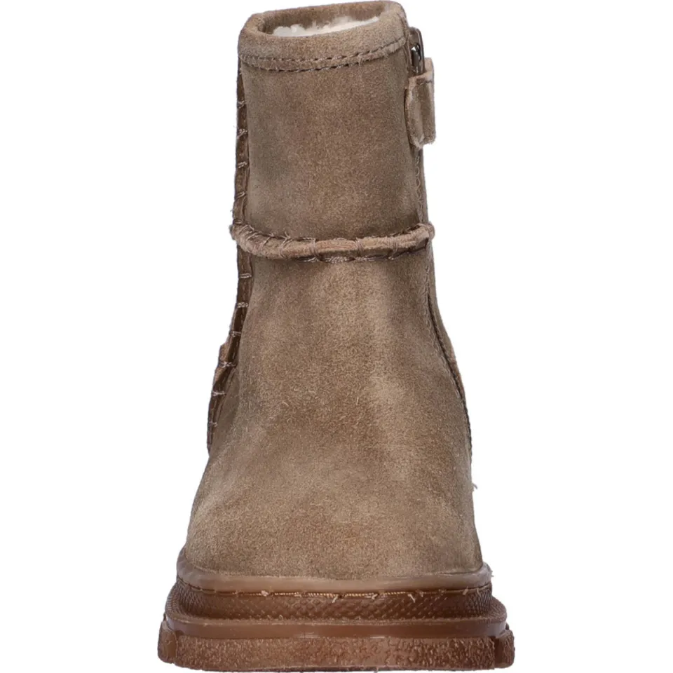 Nelson Kids suède enkelboots taupe, foto 2
