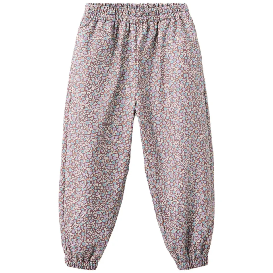 Mango gebloemde broek lila, foto 2
