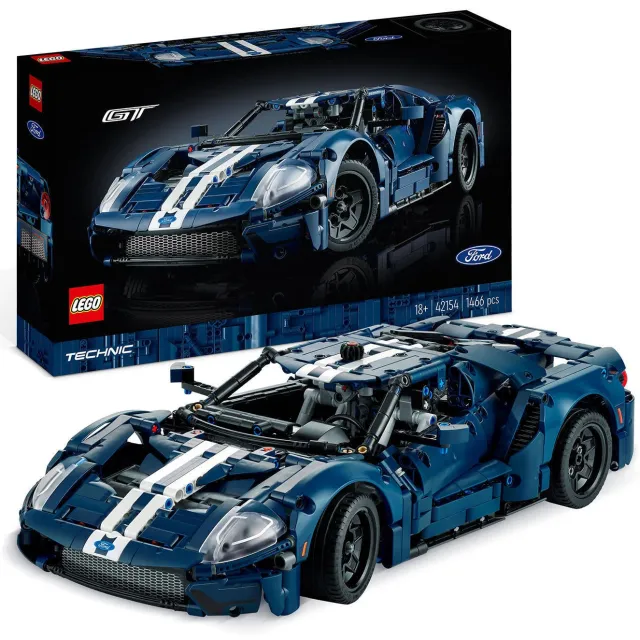 Lego Technic 2022 Ford GT Auto Supercar Model Bouwpakket voor Volwassenen 42154