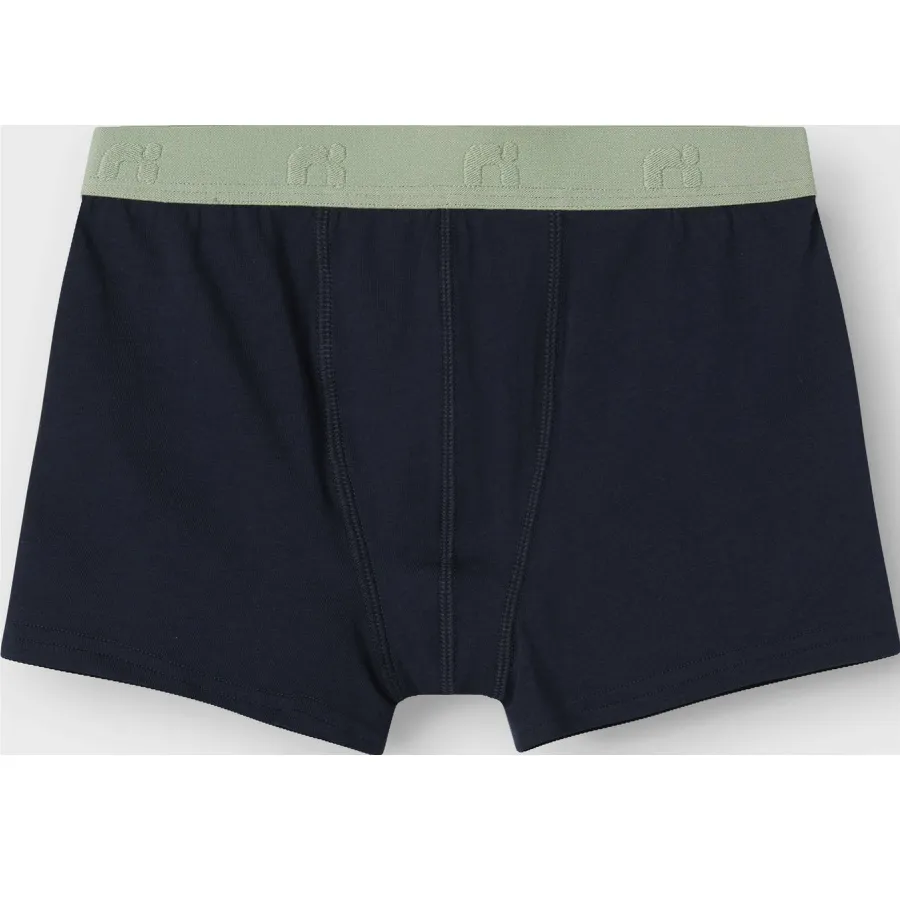 NAME IT boxershort lichtblauw grijs donkerblauw 5-pack Lichtblauw/grijs/donkerblauw