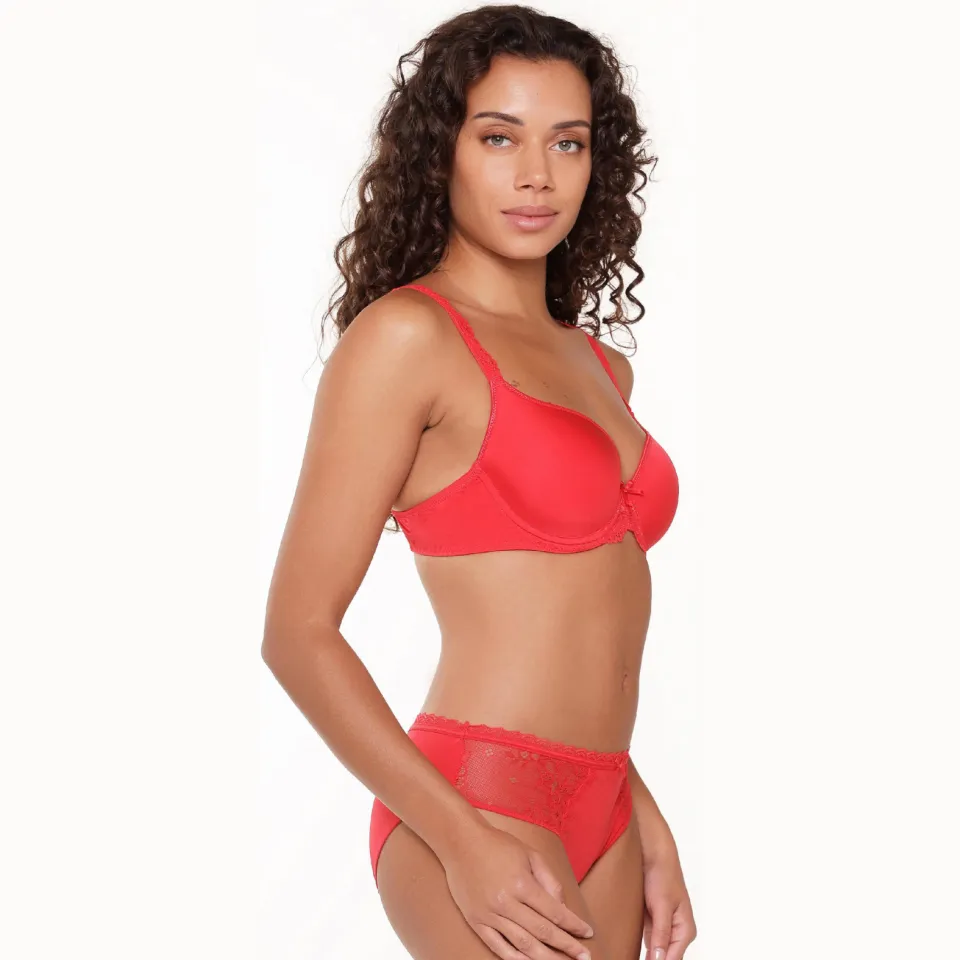 Lingadore Daily voorgevormde t-shirt bh rood
