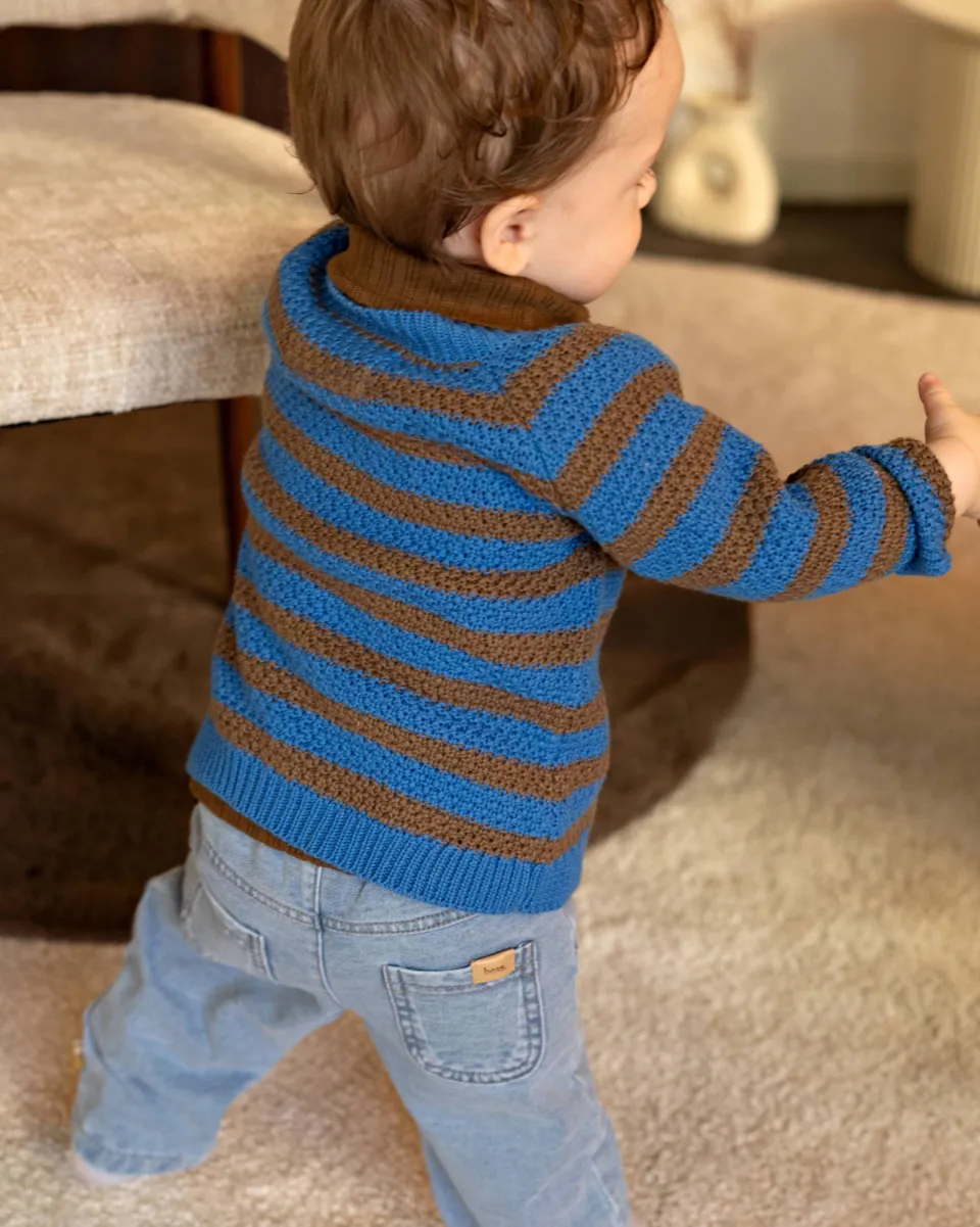 BESS babybroek blue denim, foto 5