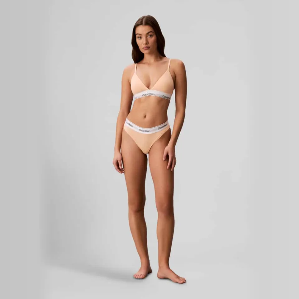 Calvin Klein bralette abrikoos, foto 5