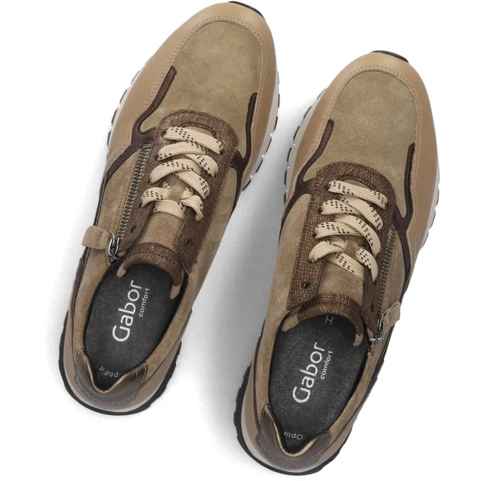 Gabor Sneakers 378 Bruin, foto 5