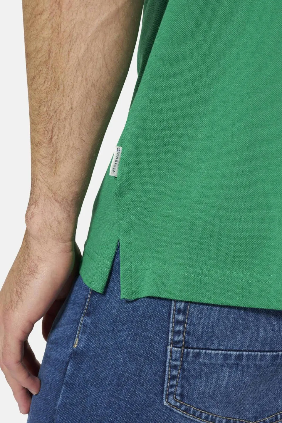 Babista regular fit polo Plus Size - groen, foto 4