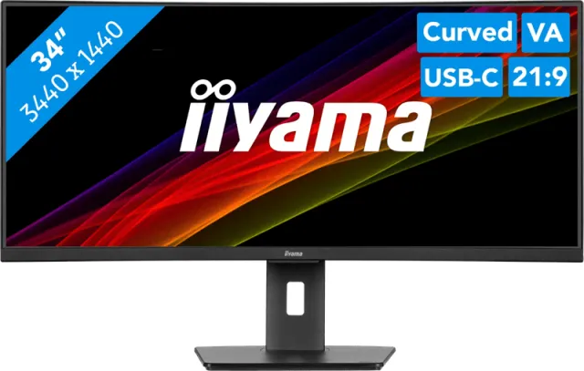 Iiyama ProLite XCB3497WQSNP-B1 monitor zwart