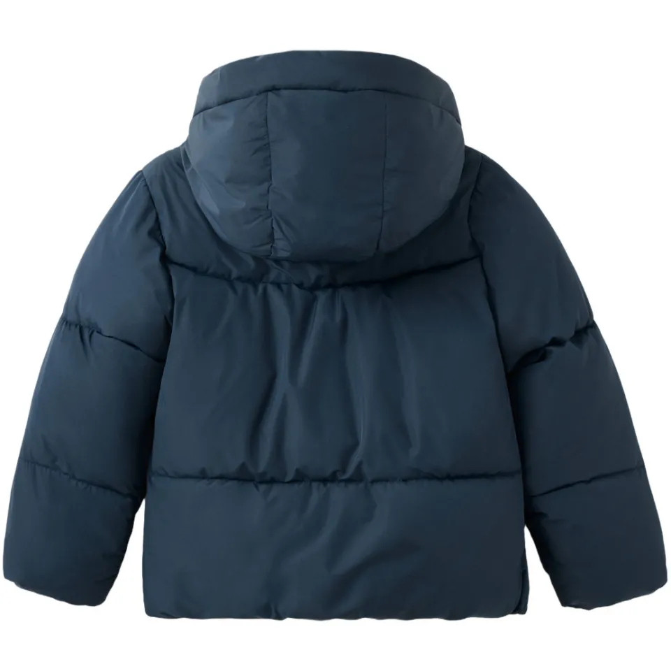 Mango gewatteerde winterjas marineblauw, foto 2