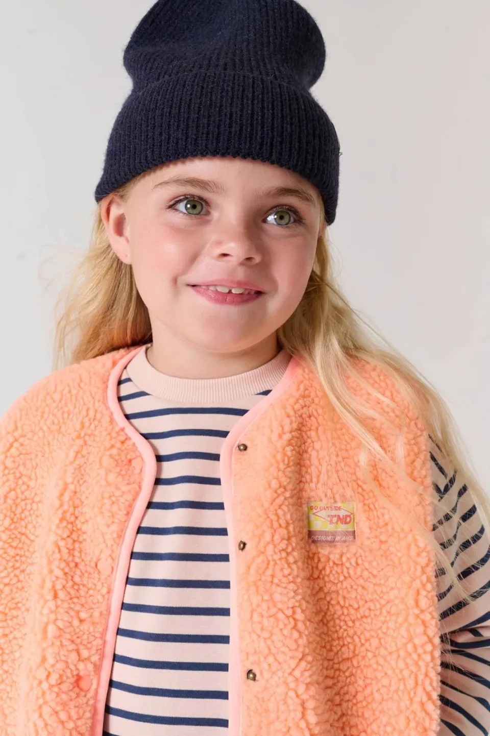 Tumble 'n Dry teddy bodywarmer oranje, foto 4