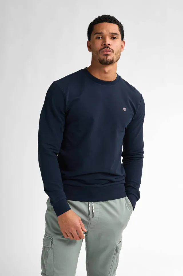 Petrol Industries sweater blauw donkerblauw