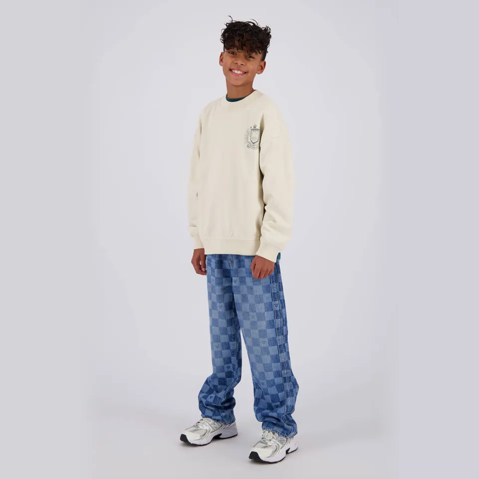 Vingino oversized sweater met backprint - beige, foto 5