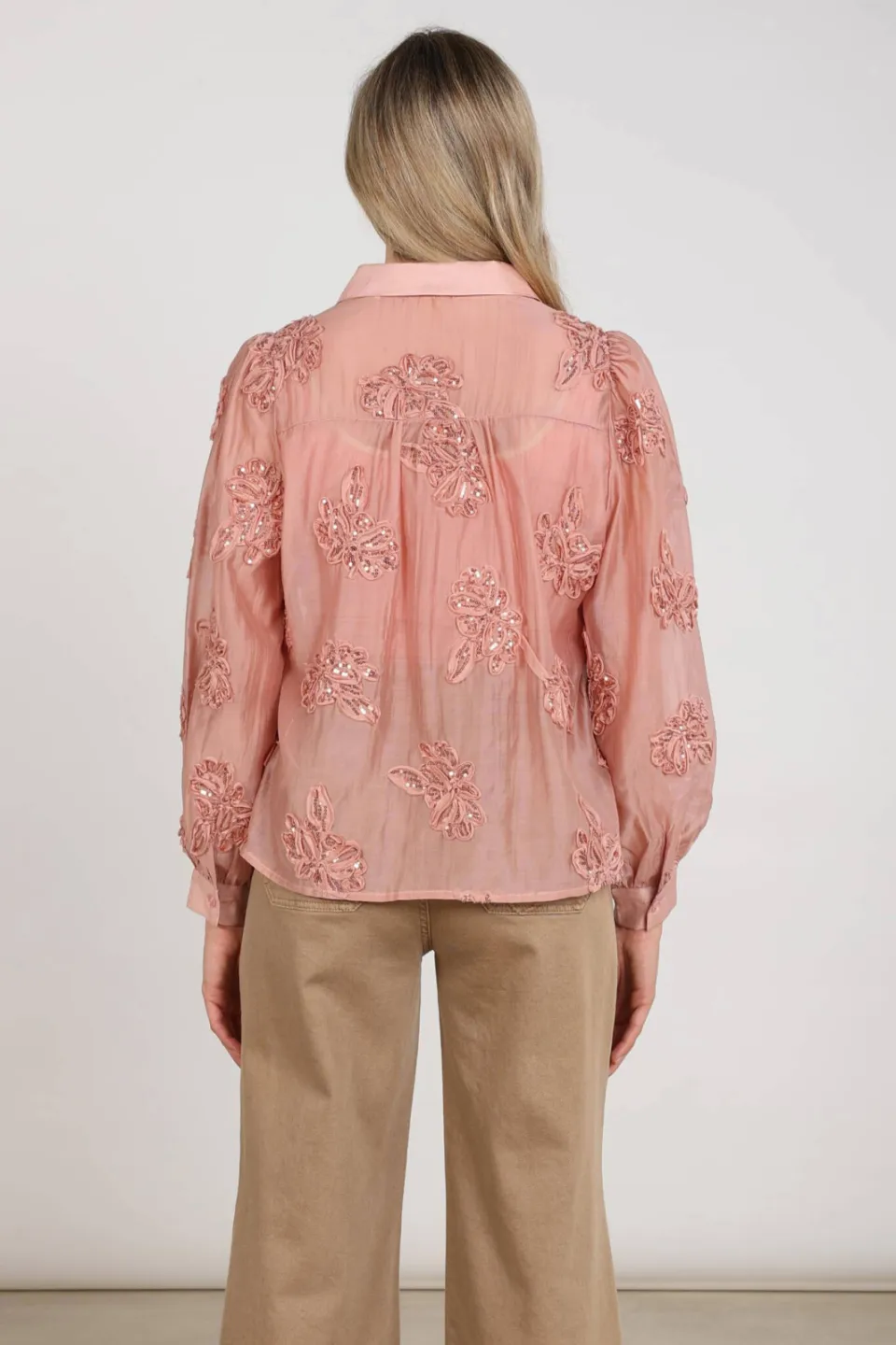 NUKUS Antonella blouse roze, foto 8
