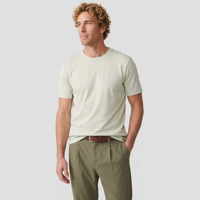 Boss regular fit T-shirt - lichtgroen Open Green