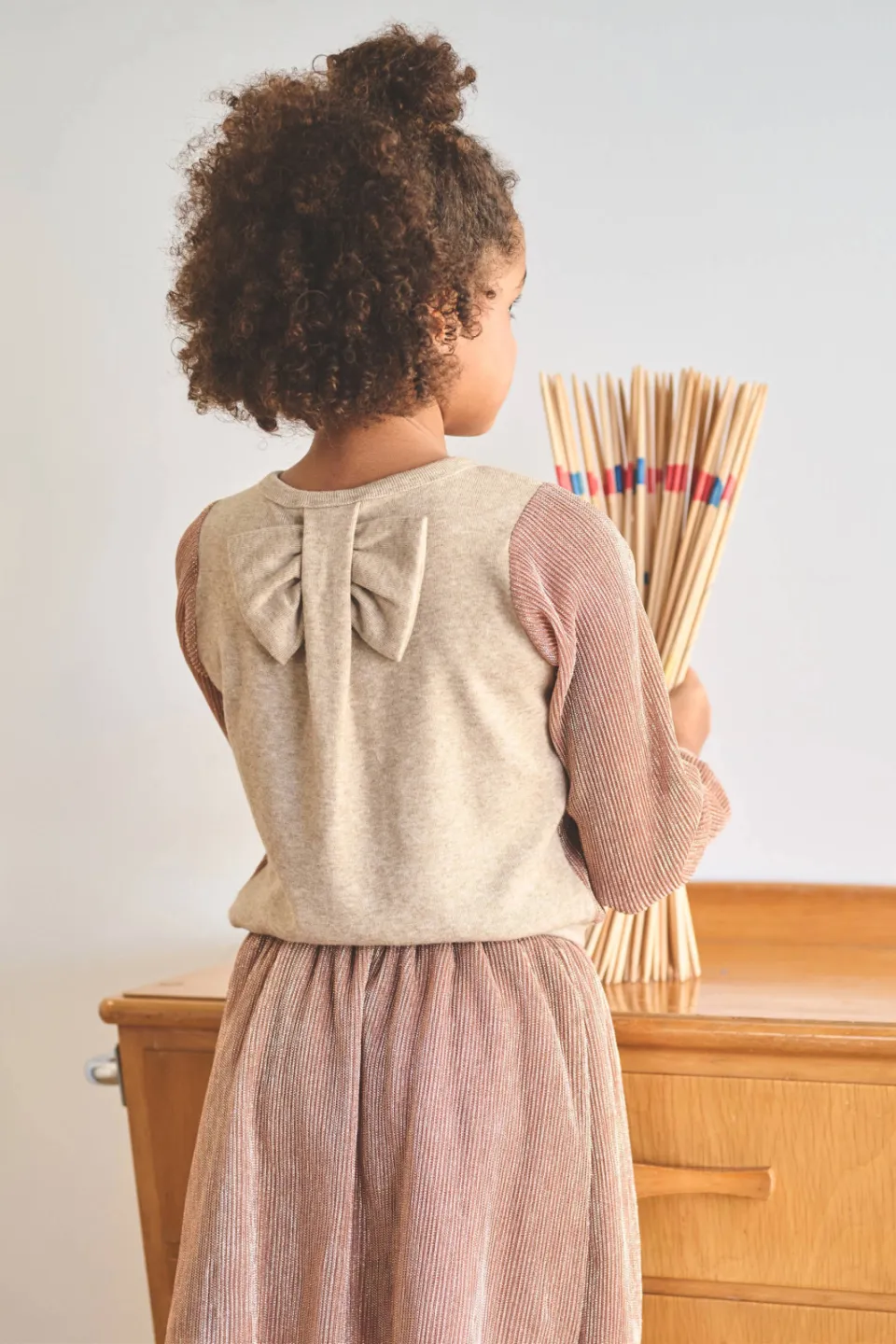 Nono glitter top beige, foto 4