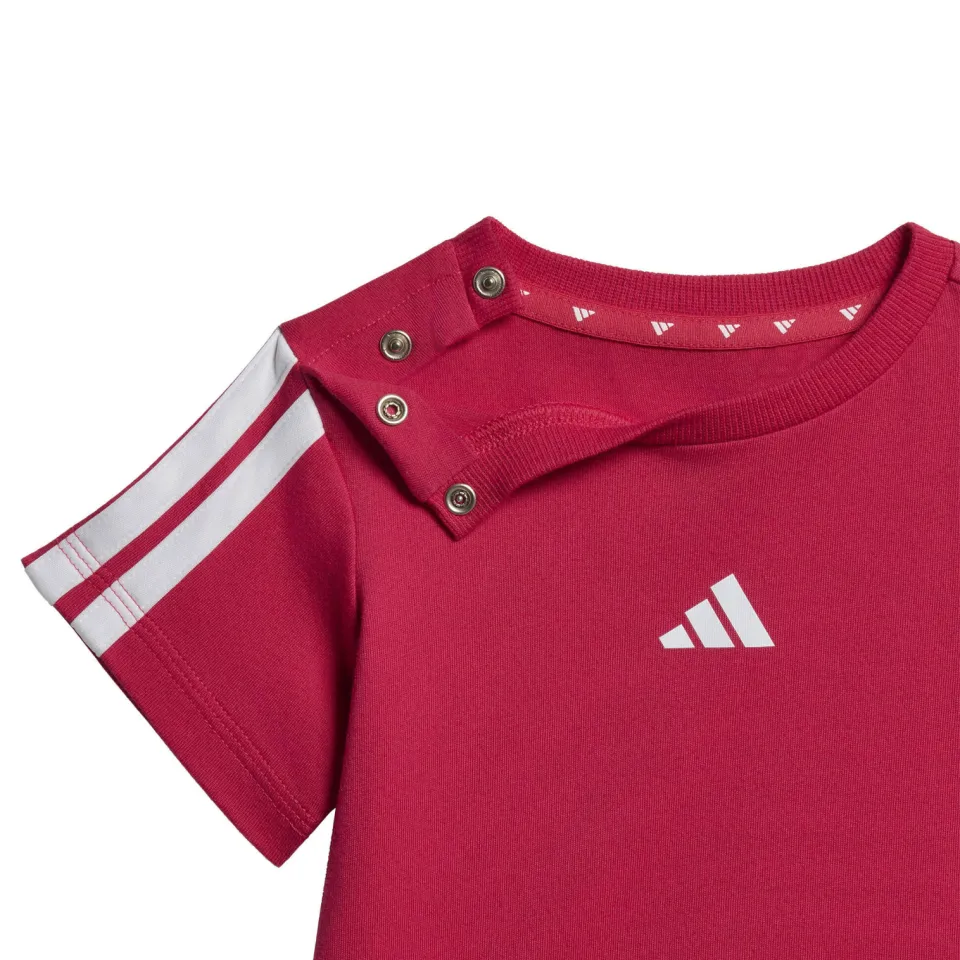Adidas Sportswear set T-shirt + short - rood/grijs, foto 7