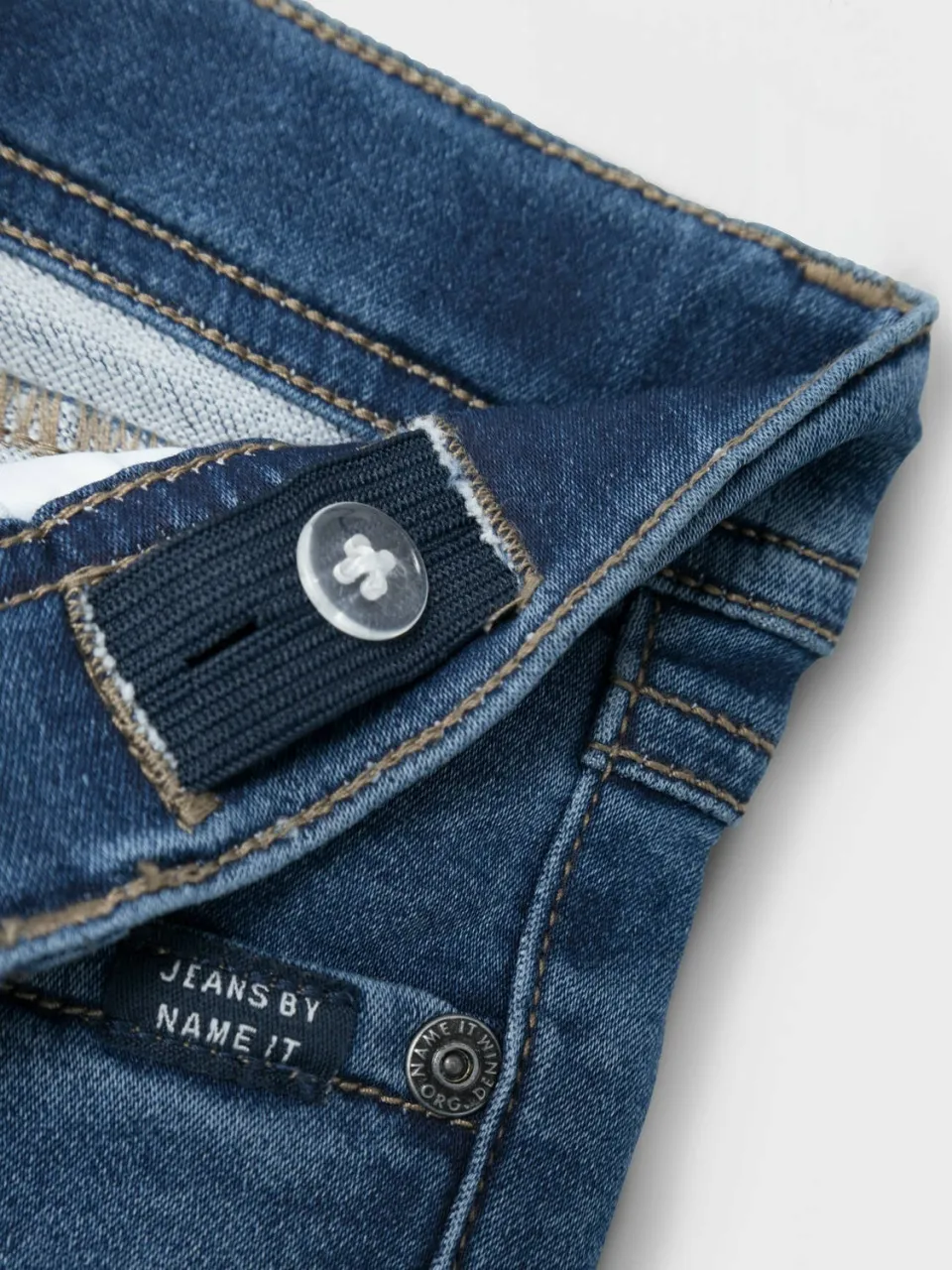NAME IT MINI slim fit jeans NMMSILAS dark blue denim, foto 5