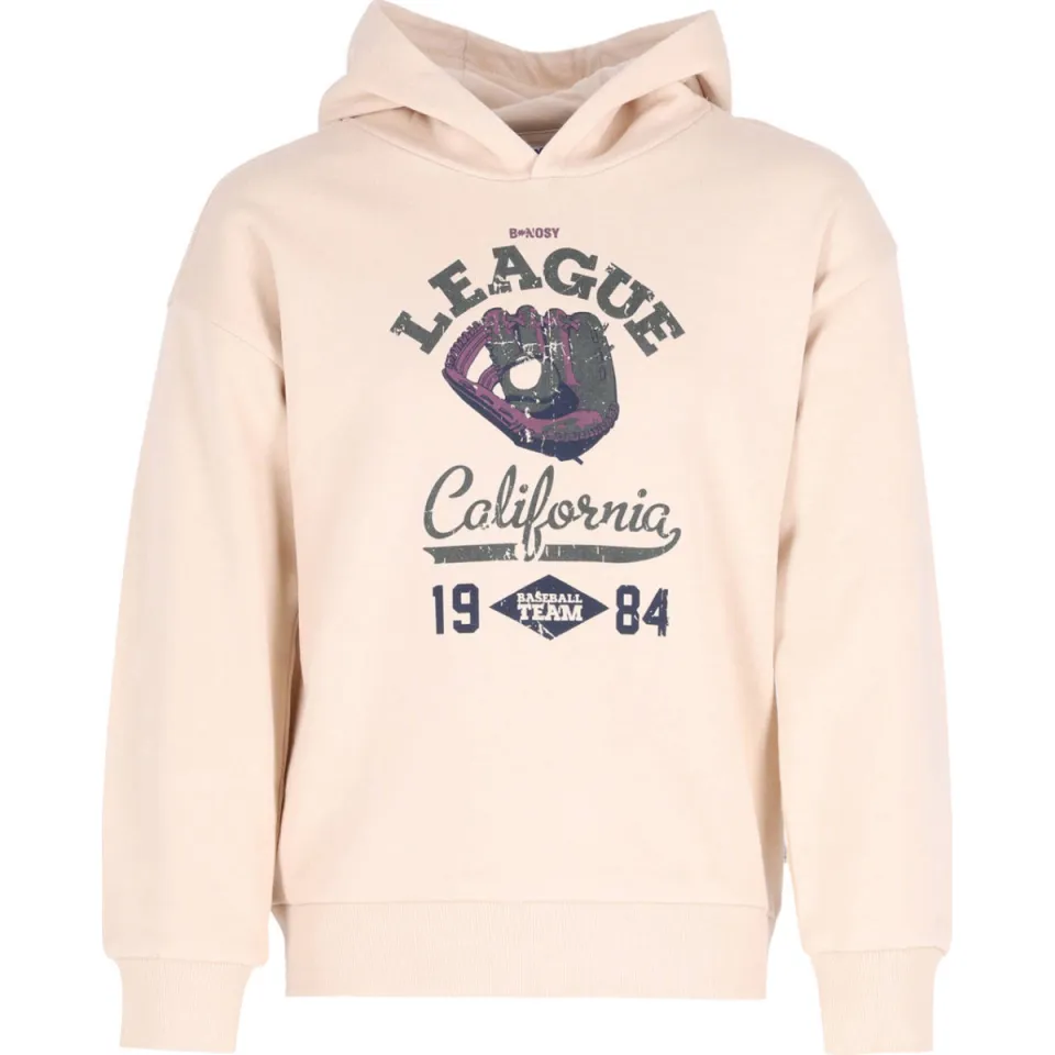 B.Nosy rechtvallende hoodie met print - ecru, foto 2