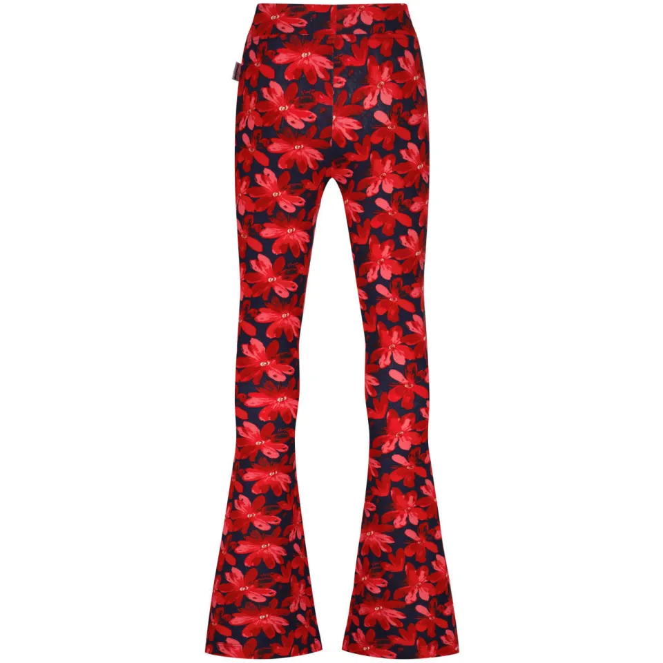 Vingino flared broek met print rood, foto 2