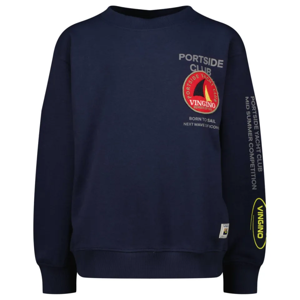 Vingino sweater met backprint - donkerblauw, foto 2