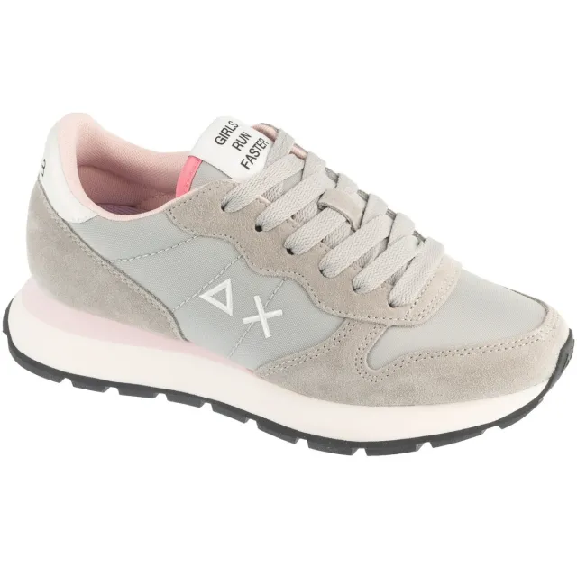 Sun68 Ally Solid lage sneakers grijs