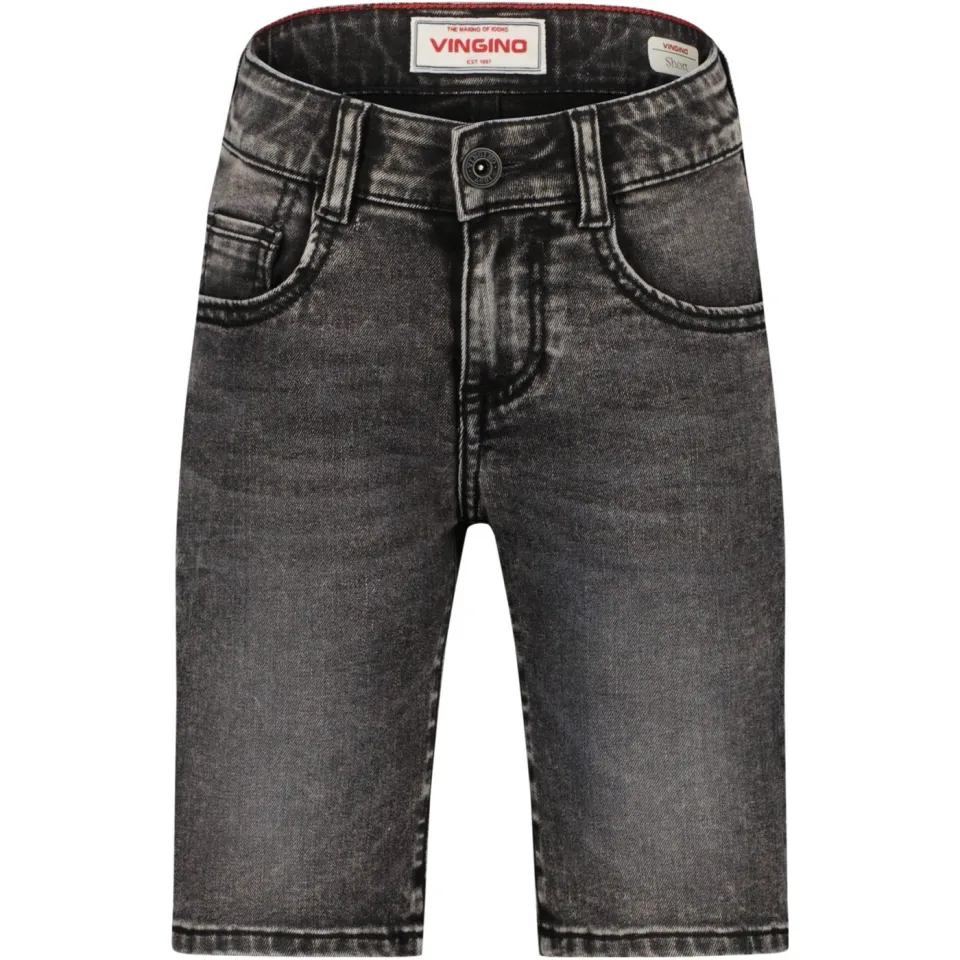 Vingino korte jeansshort grijs, foto 2