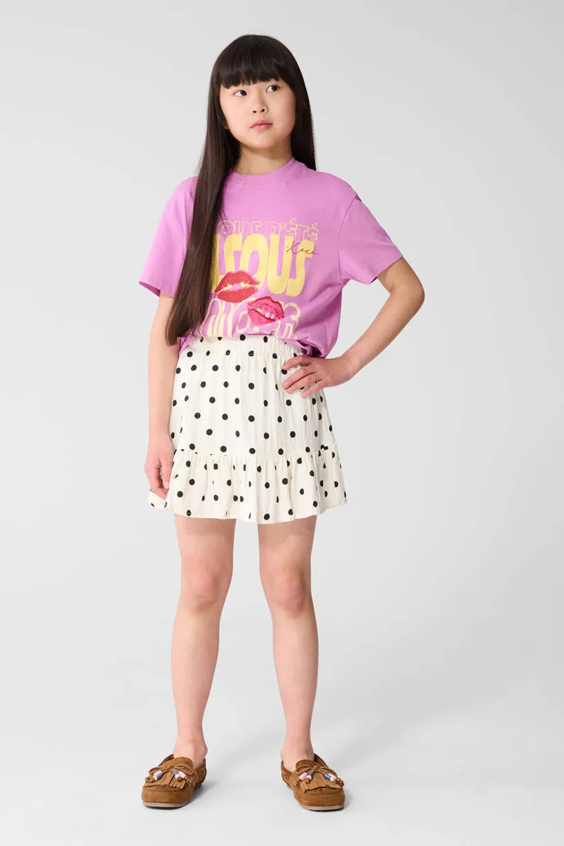 Shoeby T-shirt lila met print Paars