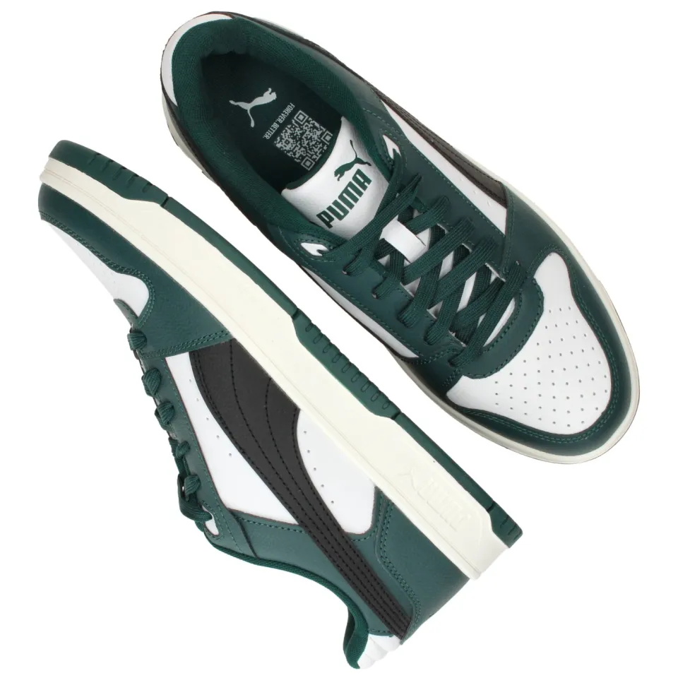 Puma Rebound Slam imitatieleren sneakers - donkergroen/wit, foto 7