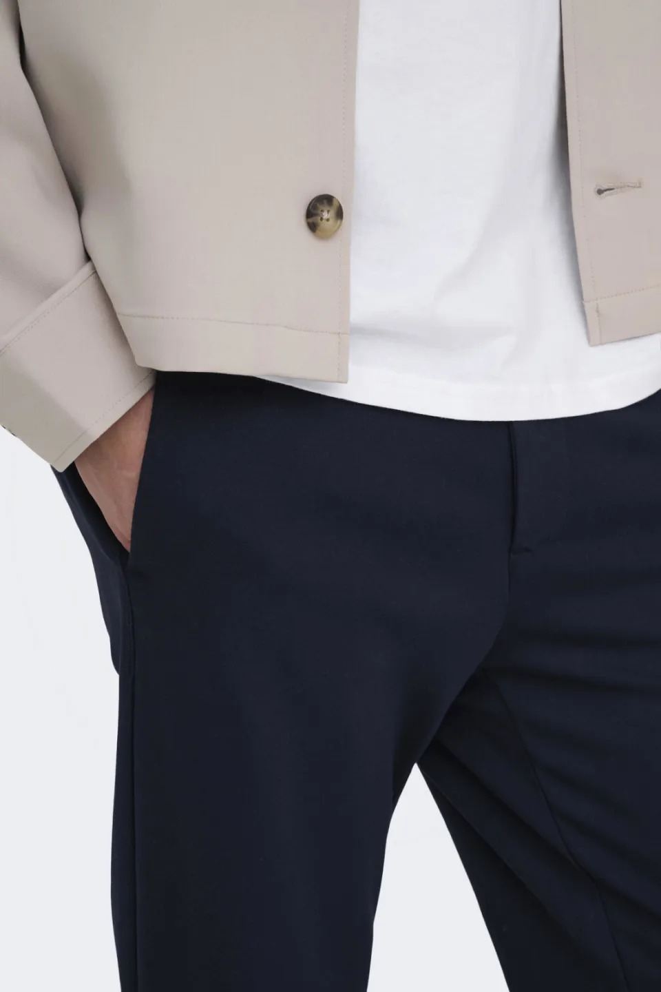 Only & Sons Mark slim chino marineblauw, foto 6