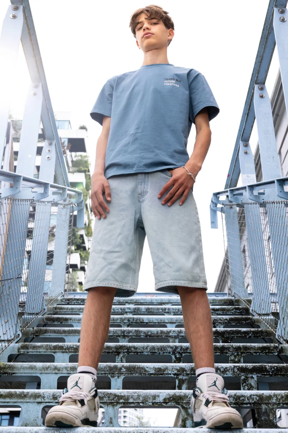 Rellix denim korte broek lichtblauw, foto 6