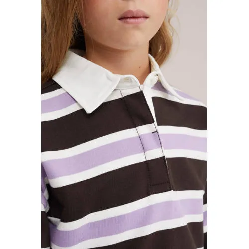 WE Fashion gestreepte longsleeve bruin, foto 5