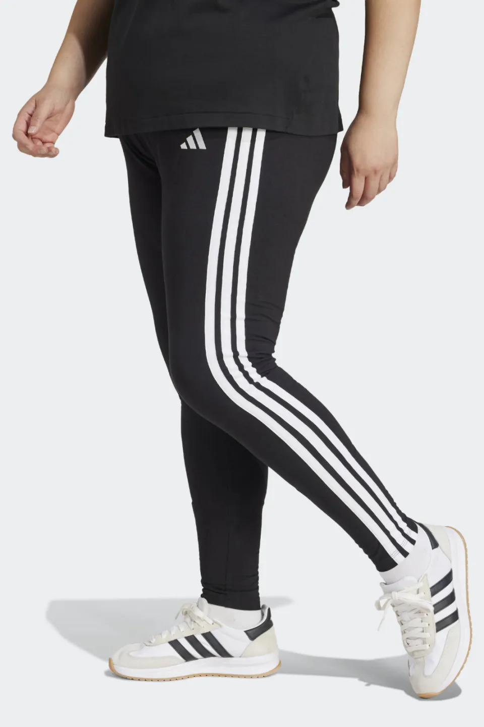 Adidas Sportswear plus size legging zwart, foto 4