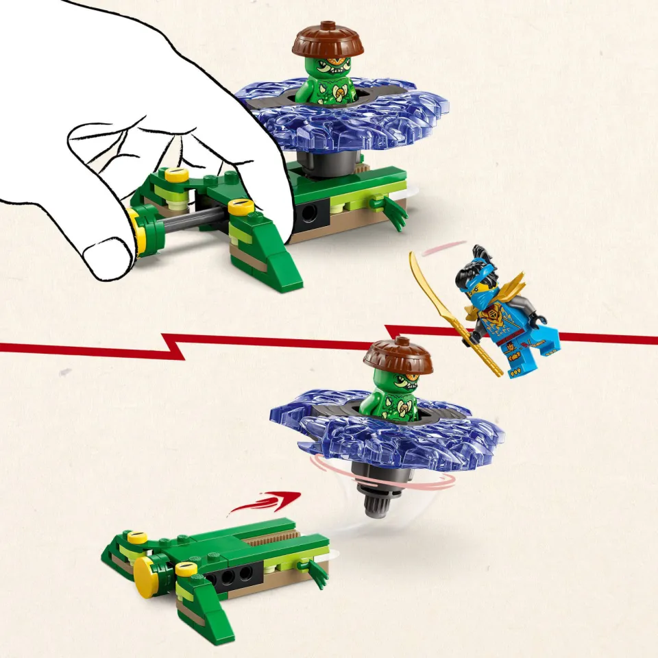 Lego Ninjago Nya vs. mutatiemonster in spinner 71849, foto 5