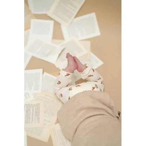 A Tiny Story babybroek met print ivoor, foto 4