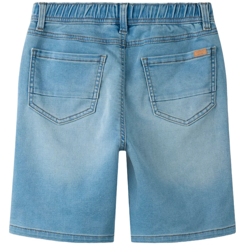 NAME IT regular denim jeansshort lichtblauw, foto 3