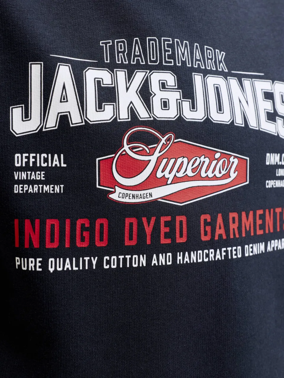 Jack & Jones JUNIOR sweater met logo - donkerblauw, foto 7