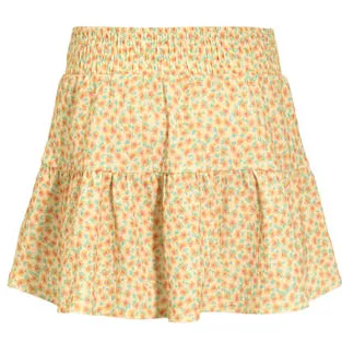 Anytime crinkle skort met bloemenprint geel, foto 2