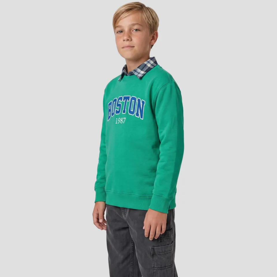 Me & My Monkey sweater met tekst - groen, foto 5