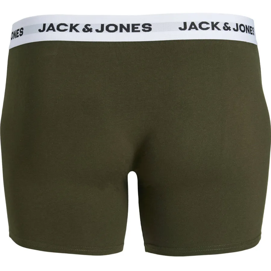 Jack & Jones boxershorts olijfgroen grijs zwart 5-pack, foto 3