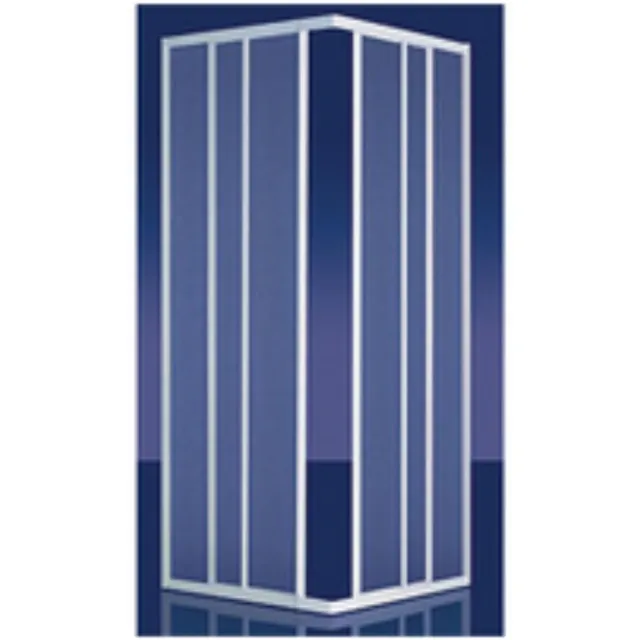 Plieger Economy hoekinstap douchecabine acryl wit