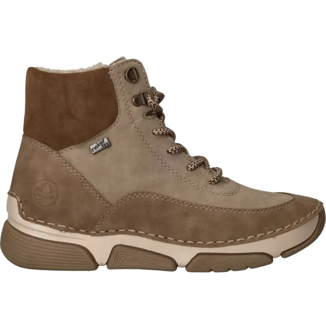 Rieker Booties veterlaarsje beige