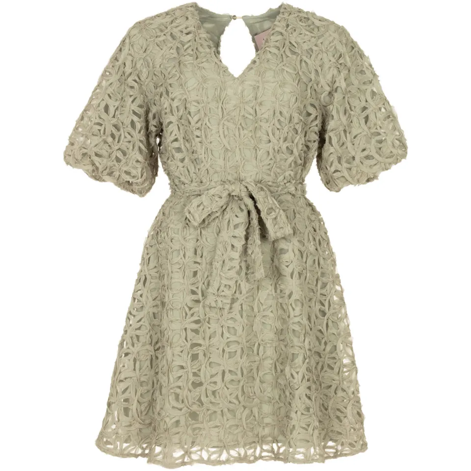Freebird mini jurk groen, foto 2