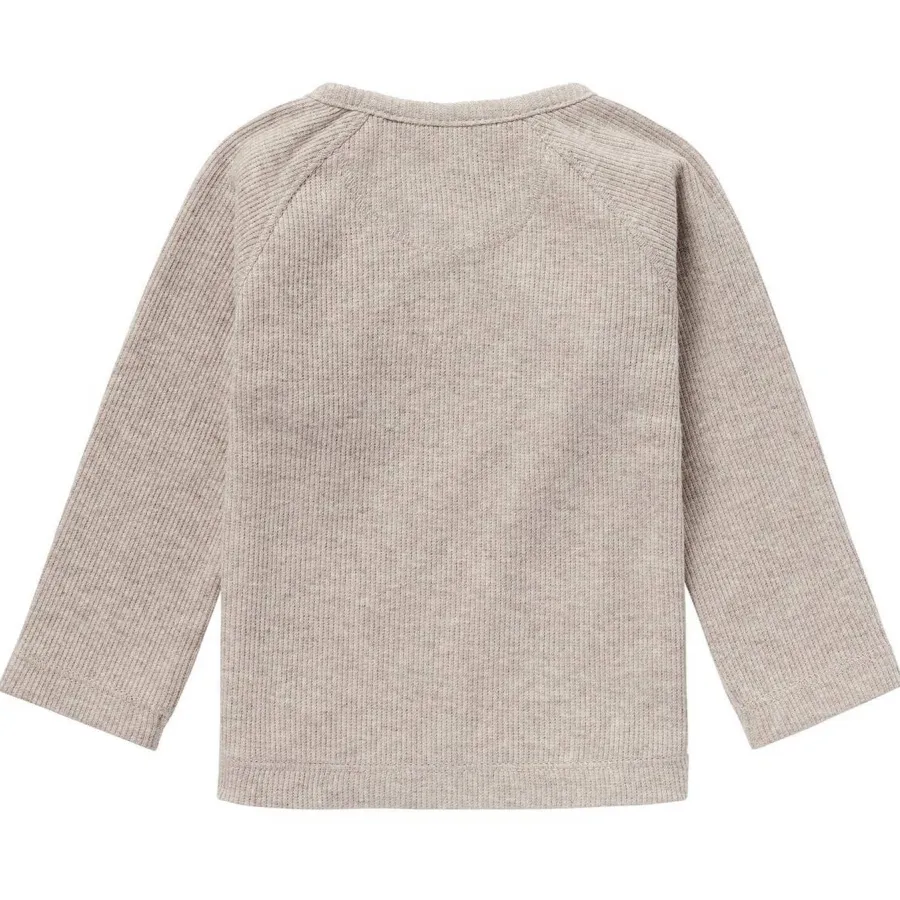 Noppies gemêleerde longsleeve Nanyuki taupe, foto 2