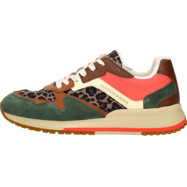 Scotch & Soda Vivi lage sneaker groen, foto 2