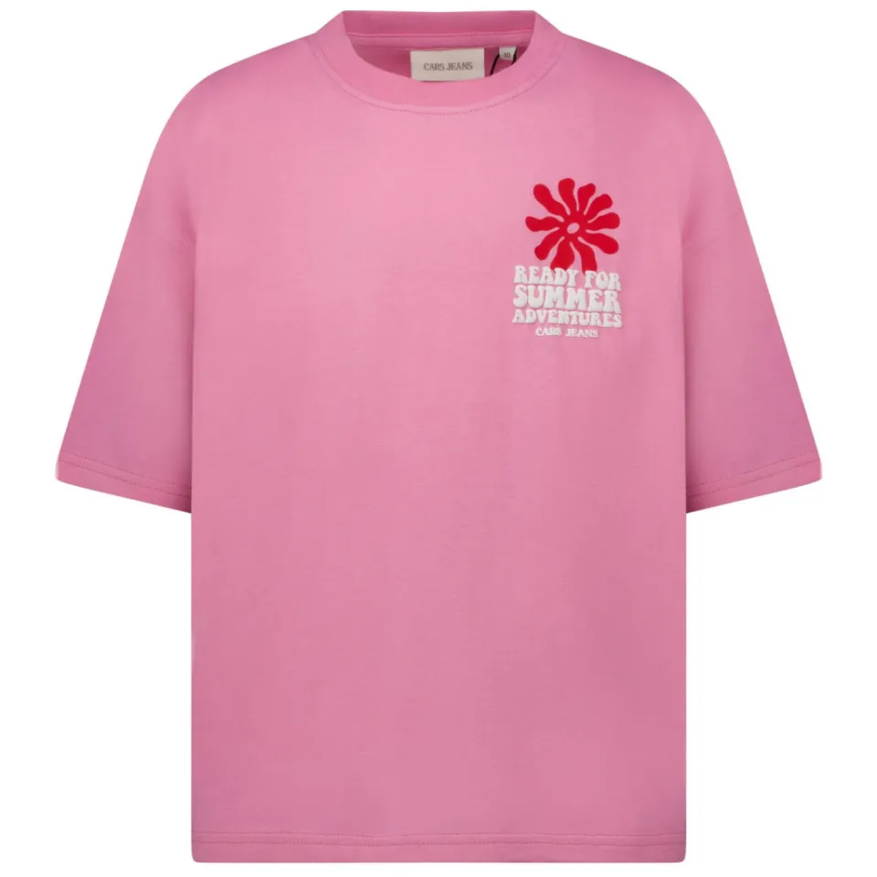 Cars T-shirt met backprint roze, foto 2