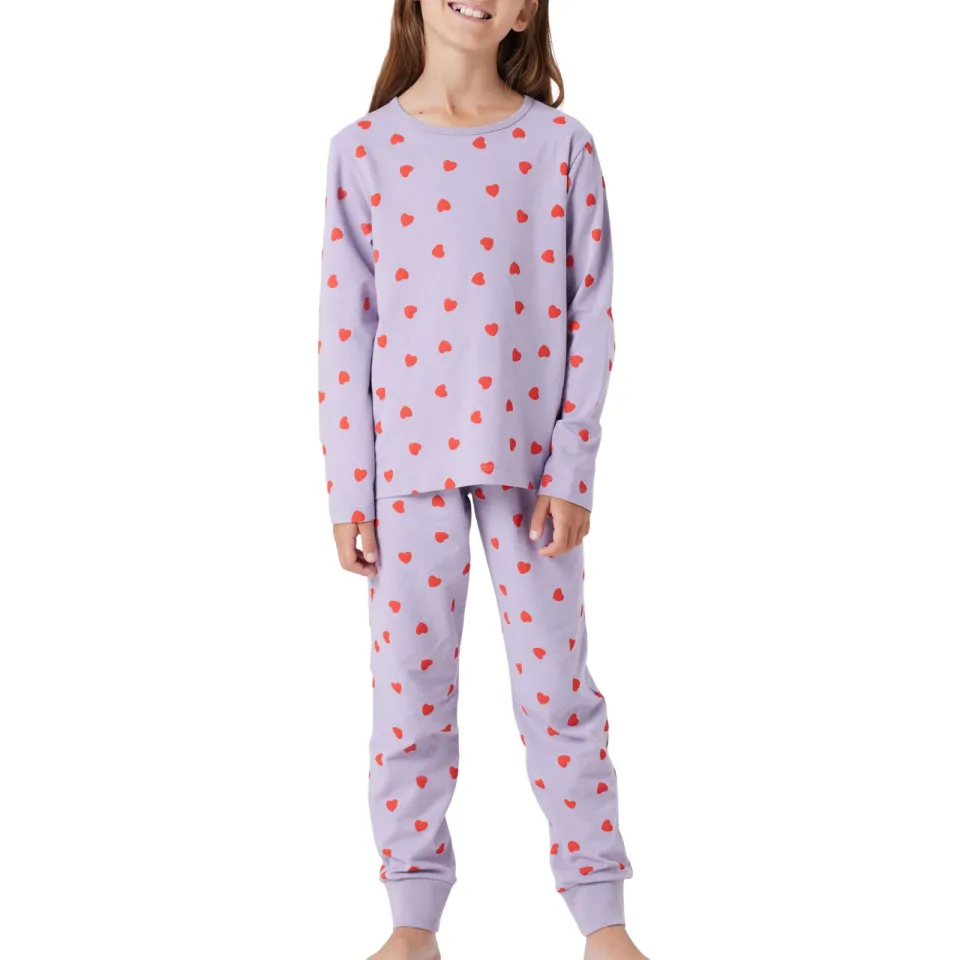 NAME IT Lavender Hearts pyjama lavendel, foto 2