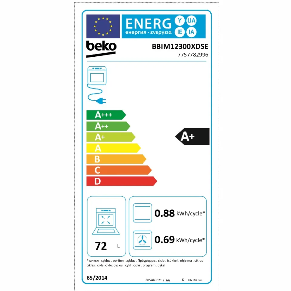 Beko BBIM12300XDSE inbouwoven inox, foto 4