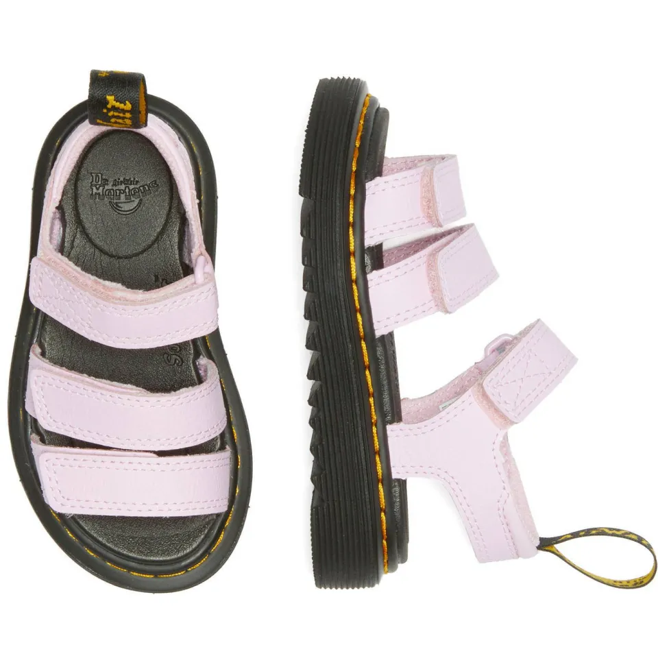 Dr. Martens Klaire T leren sandalen lichtroze, foto 8