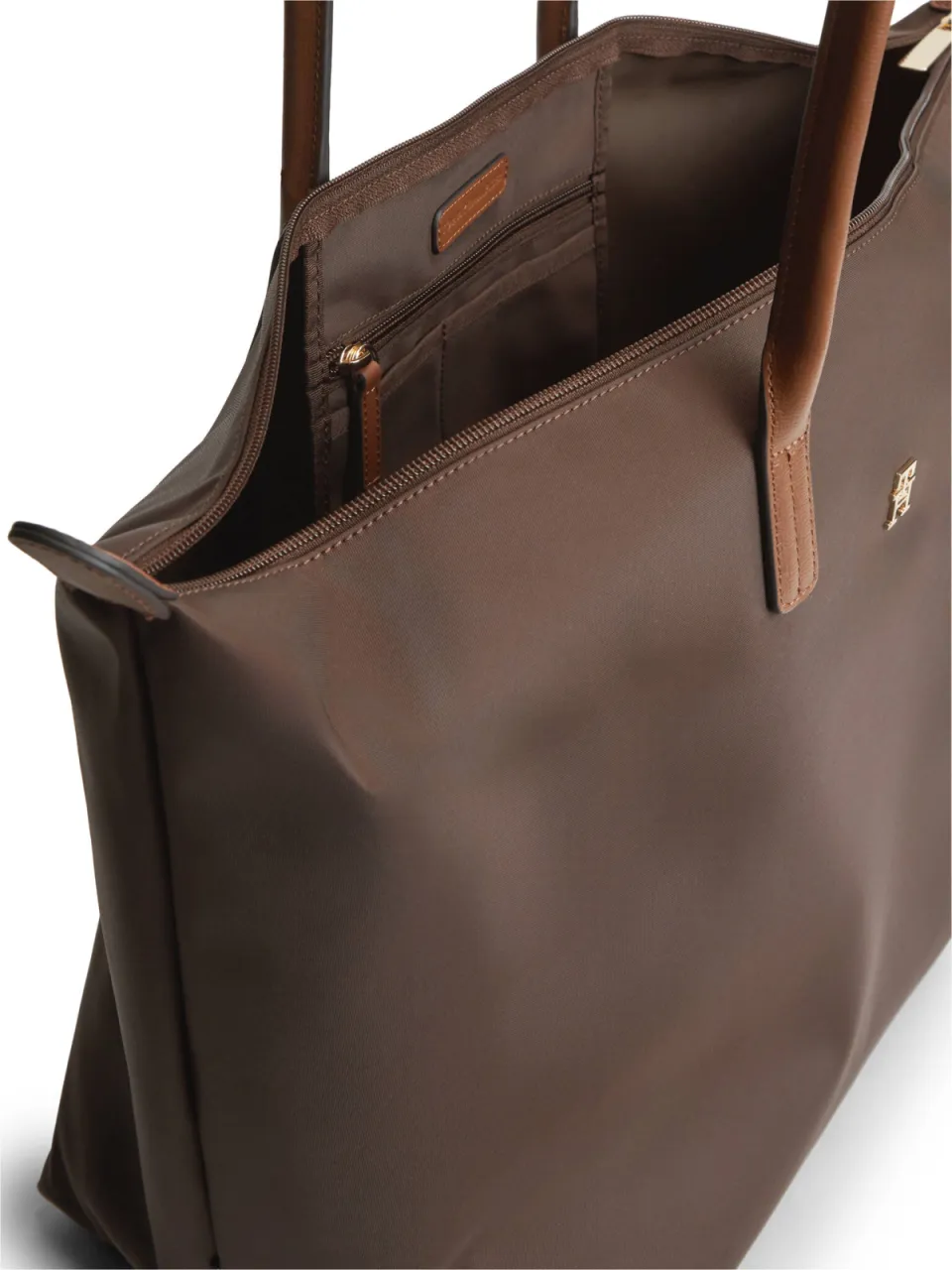 Tommy Hilfiger shopper Popette Maxi donkerbruin bruin, foto 4