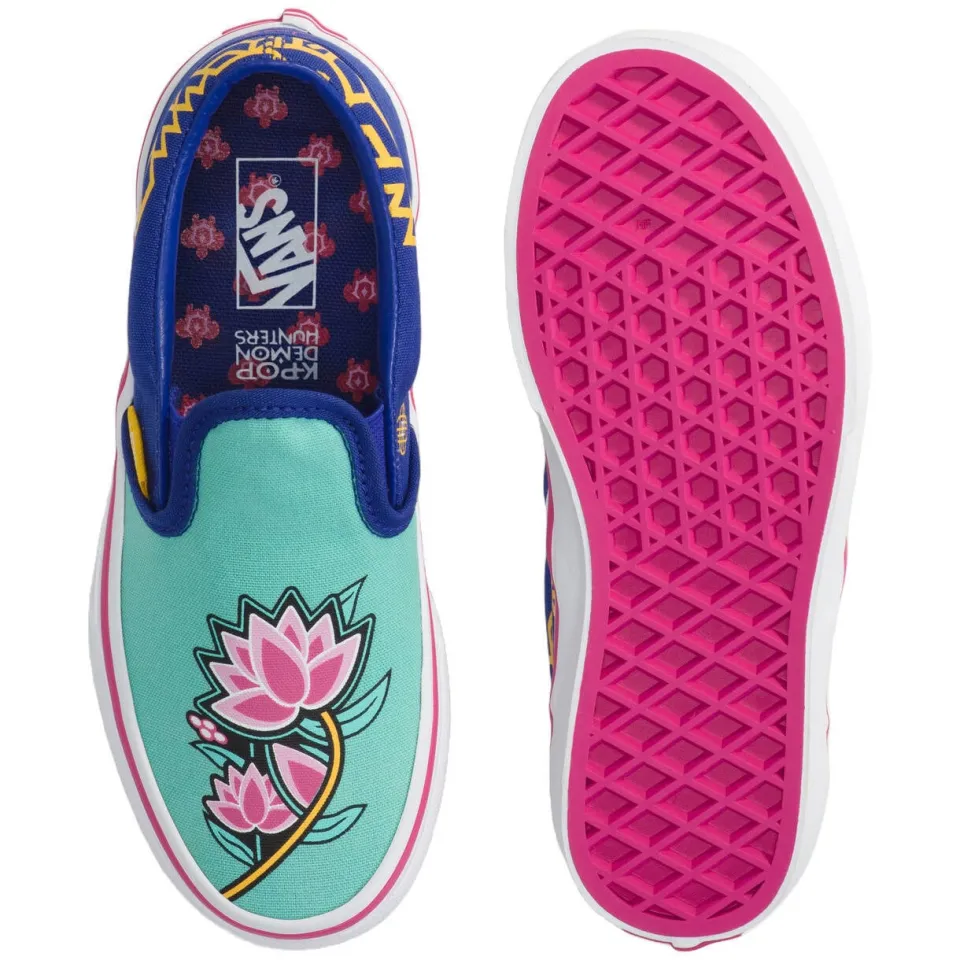 Vans Classic Slip-On Kpop Demon Hunters sneakers blauw, foto 7